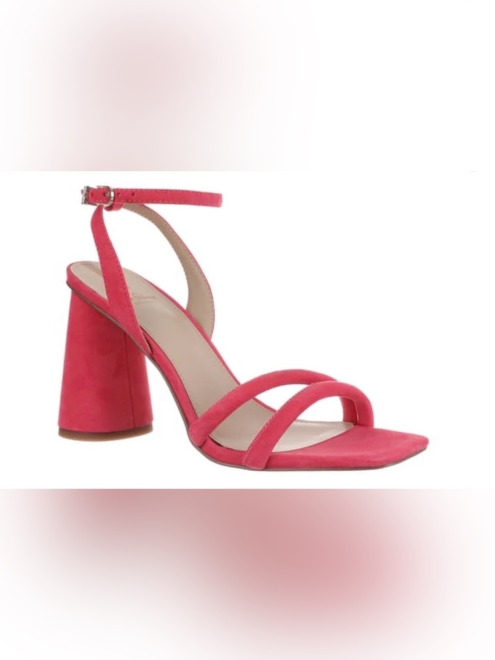 Sam Edelman Kia Block Heel Sandal in Fuchsia Suede - Size 7.5 (NIB)